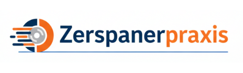 Zerspanerpraxis Text und Symbol als Logo